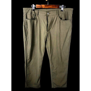 Swiss Tech Travel Pants 38 x 29 Hiking Mens Olive Dark Army Green Dri Fit